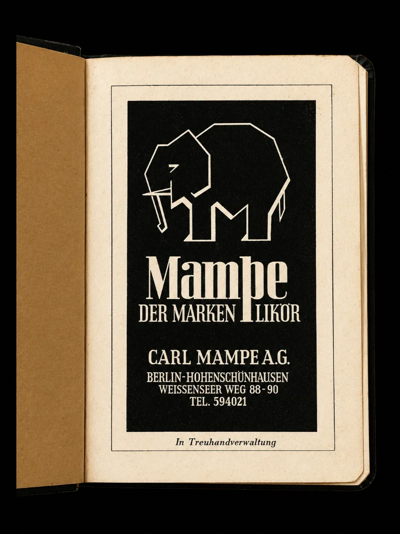 Mampe Taschenkalender, 1954 — Bild 2